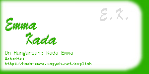 emma kada business card